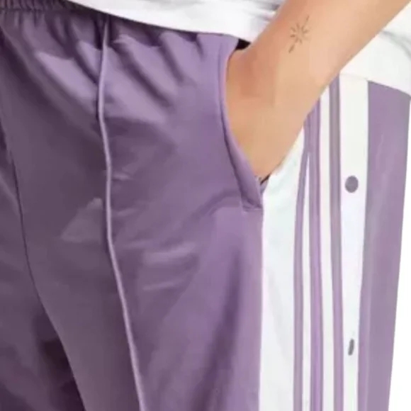 Adidas | 2 Pair Women's Snap Away Track Pants | 1 Blue 1 Purple | Plus Size 4X - Picture 12 of 14